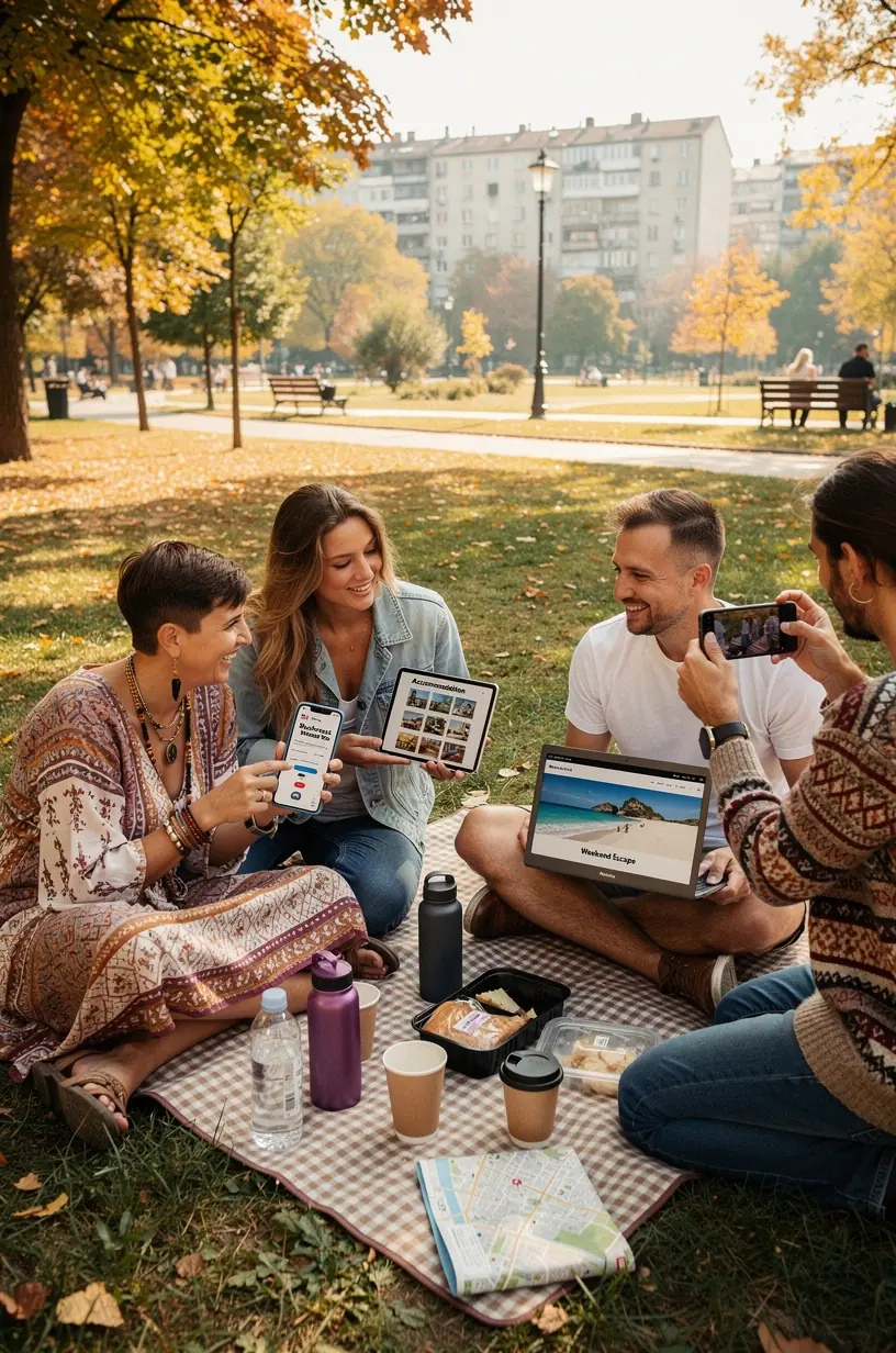 Ecran cu interfață de software educațional, evidențiind pașii practici pentru implementarea tehnologiei în activitățile zilnice.